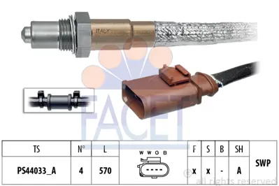 FACET 10.8314 Oksıjen Sensoru 22906262BS