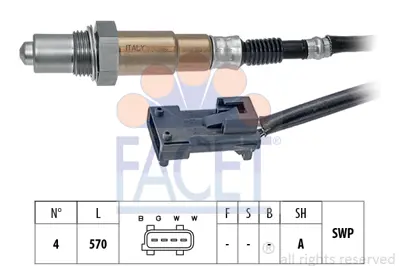 FACET 10.8318 Oksıjen Sensoru 99660617801