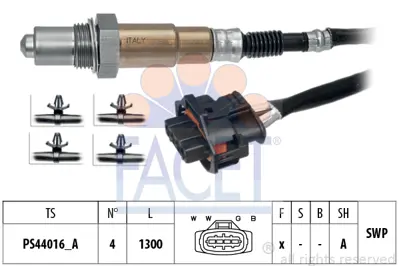 FACET 10.8371 Oksıjen Sensoru Konum 2 Astra H Z16let 93190243