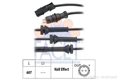 FACET 21.0069 Abs Kablosu Sensoru On Sag Sol Laguna Iı 8200084125