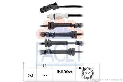FACET 21.0149 Abs Sensoru 4791000QAH 8200583498 93192439