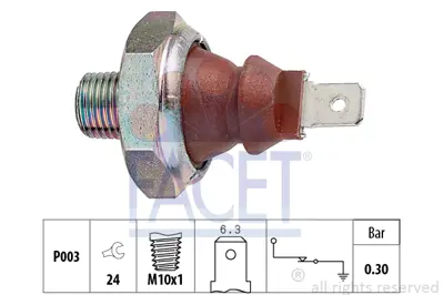 FACET 7.0010 Yag Basınc Salterı 115094200 61919081