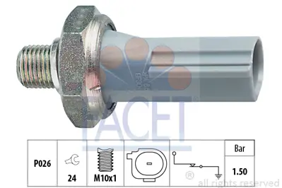 FACET 7.0176 Yag Basınc Salterı A0051530528