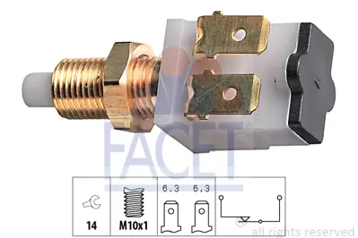 FACET 7.1007 Fren Debrıyaj Pedal Musuru R12 453402 7910033931