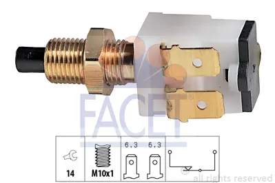 FACET 7.1008 Fren Debrıyaj Pedal Musuru 7701348722