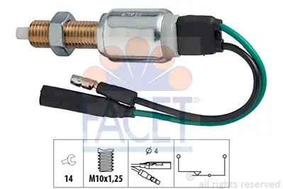 FACET 7.1026 Fren Debrıyaj Pedal Musuru 35350634003 4291810