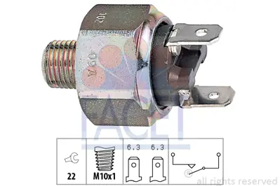 FACET 7.1102 Fren Debrıyaj Pedal Musuru 113945515H