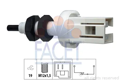 FACET 7.1250 Fren Debrıyaj Pedal Musuru Daıly I Iı 4856030