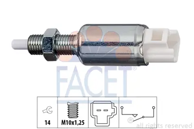 FACET 7.1258 Fren Debrıyaj Pedal Musuru 37970M71M01000 8828042010 95508027