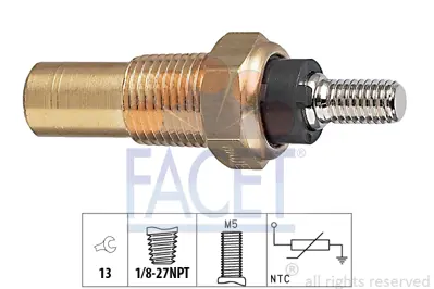 FACET 7.3082 Sıcaklık Sensoru 86AB10884AA