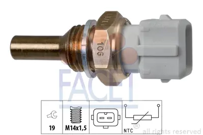 FACET 7.3126 Sıcaklık Sensoru 1275494 13621288158 1626473 35919369M A0041532528