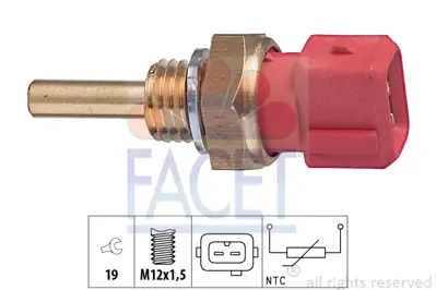 FACET 7.3155 Sıcaklık Sensoru 1962383 22630V5010 K95B18840