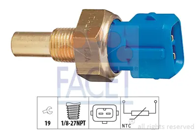 FACET 7.3156 Sogutucu Akıskan Sıcaklık Sensoru Ford Fıesta Iv Transıt 2.5 F5RZ10884A