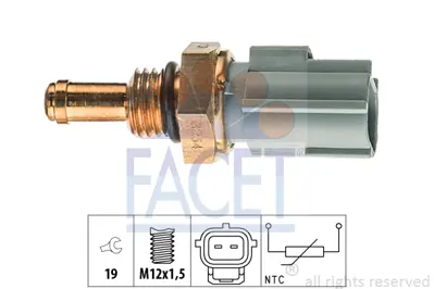 FACET 7.3234 Hararet Musuru Mazda 3 03 09 Mazda 5 10> 6,26 1,8 2,0 97 02 Mazda 6 02> C Max Iı 04>10 Focus 31460287 LF0118840A LR020008 LRA1600BA MFSB918840 XU3F12A648AA