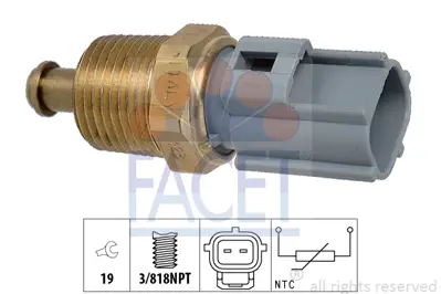 FACET 7.3363 Hararet Musuru (Grı) Transıt V184 01>06 Escort Vıı 1,6 16v / 1,8 16v Focus I 98>04 Focus Iı C Max 03 31422391 F5AF12A648AB LR065234 XR858700 ZZM118707