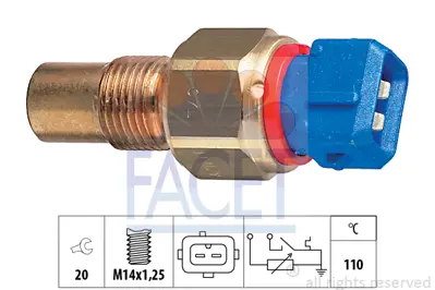 FACET 7.3521 Sıcaklık Sensoru 133833 96089138