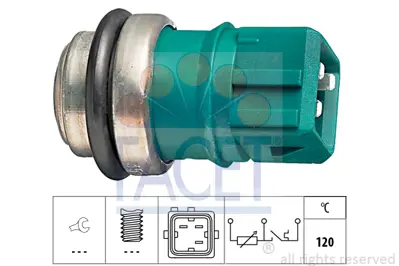 FACET 7.3550 Sıcaklık Musırı Volvo S40 1.9dı 99>05 V40 (645) 1.9 Dı 99>05 308100742 7700829427 9110298 M810074