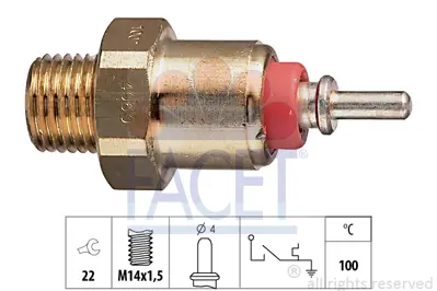 FACET 7.4069 Hararet Musuru (Radyator Fanı) 190 W201 82>93 C123 80>85 S123 80>85 W123 80>85 A0065453924