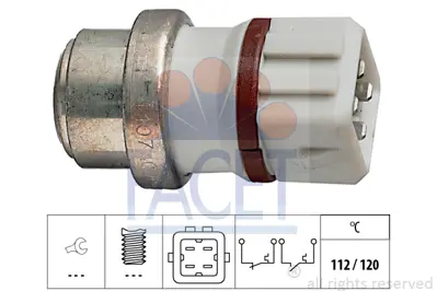 FACET 7.4107 Hararet Musuru 357919369E 95VW8B607EA