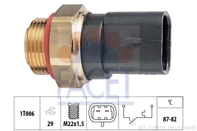 FACET 7.5230 Fan Musuru Boxer Astra F Astra G Corsa B Vectra A 126450 1307077080