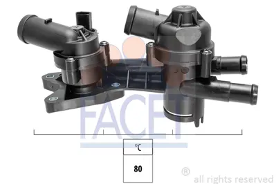 FACET 7.7954KK Termostat Vw Passat V 1.4 Tsı Variant Ecofuel 08/10-12/14  (7.8689k+7.8793k) - 1 Thermostat 3C121110L 3C121111AH