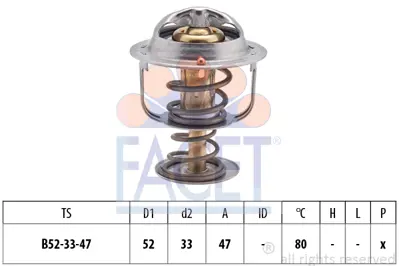 FACET 7.8205S Termostat 80c C1 Iı-Yarıs 1.0vtı 1640077480 9004833088000 9091603153