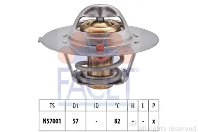 FACET 7.8209S Termostat 133747 91500723 9150072380