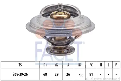 FACET 7.8250S Termostat 133820 7700665226 88EF8575AA 93501145