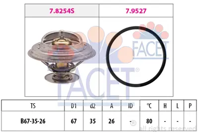 FACET 7.8254 Termostat 1710953