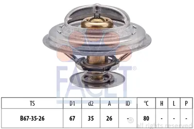 FACET 7.8254S Termostat 1710953