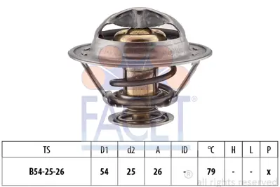 FACET 7.8299S Termostat (76°) Master Trafıc 2,5d 89 97 7701044841 98463638