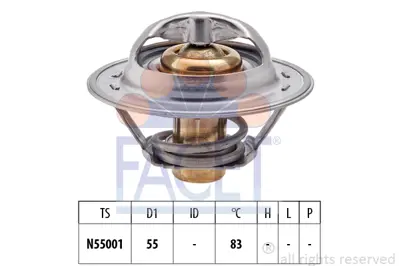 FACET 7.8304S Termostat 133839 9616090280