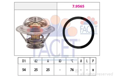 FACET 7.8328 Termostat Termostat Master 2.5 D 5000816924 9108106