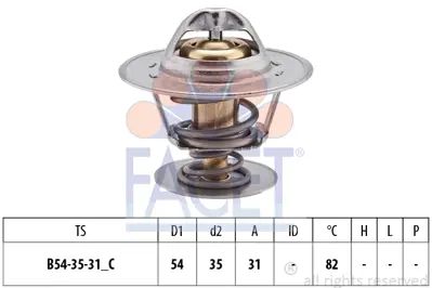 FACET 7.8380S Termostat 37121113