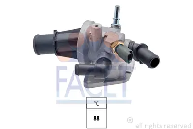 FACET 7.8580 Termostat (88) Ford Ka 1.3 Tdcı 08>16 Fıat 500 (312_) 1.3 D Multijet (312axb1a)  07> Albea (178_, 17 55224021 9S518575BB