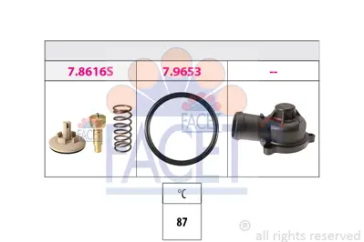 FACET 7.8617K Termostat 3C121110A