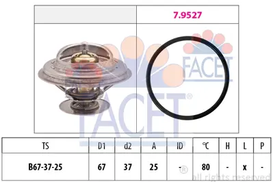 FACET 7.8623 Termostat A6162000415