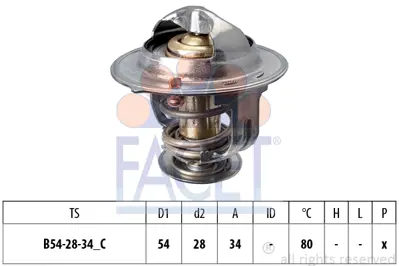 FACET 7.8694S Termostat 96440407