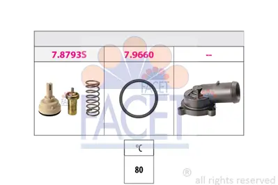 FACET 7.8793K Termostat 3C121110R