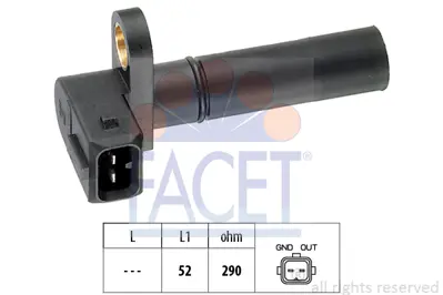 FACET 9.0035 Krank Mılı Konum Sensoru 88WF6C315AD