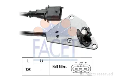 FACET 9.0210 Eksantrık Mıl Sensoru (Faz Verıcı) Alfa 156 166 Spıder 1.6 / 1.8 / 2.0 