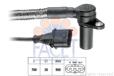 FACET 9.0284 Krank Mılı Konum Sensoru 1238740