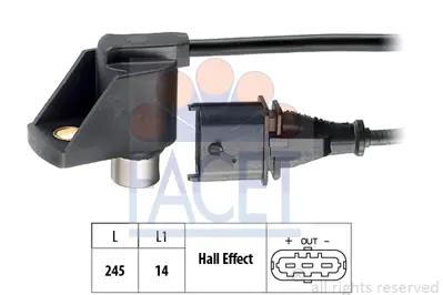 FACET 9.0286 Krank Mılı Konum Sensoru 9118140