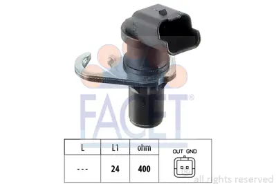 FACET 9.0303 Krank Mıl Sensoru C5 607 406 Ym 2.0hdı 2.2hdı 16v 3.0 24v 306 Xsara Partner Berlıngo Dw8b 01>03 Lag 9632889780 9634049880