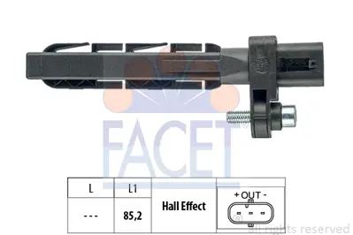 FACET 9.0758 Krank Sensoru Toyota Aurıs Avensıs Verso 1.6 D4d 2015-> Bmw F10 E60 E90 F20 F30 E84 E83 F15 F25 Mını 13627805188 19301WA010 7805188