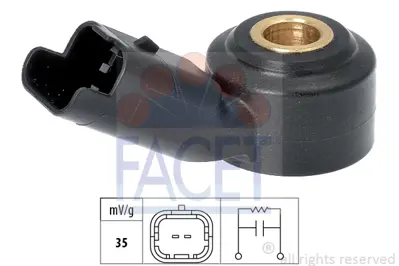 FACET 9.3165 Vuruntu Sensoru  Bmw 1 (F20 F21) 3 (F30 F80)-2008-208-3008-308 I-Iı-5008-508-Rcz-C4 Pıcasso-C4 Iı-C5 13627552114 1920LT 3648860 9645311480