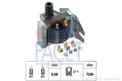 FACET 9.6026 Atesleme Bobını 35905105A 7612954