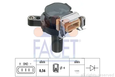 FACET 9.6252 Atesleme Bobını 7599219 NEC101000L