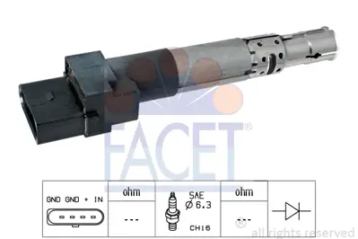 FACET 9.6334 Atesleme Bobını 22905715 22905715D PAB905715