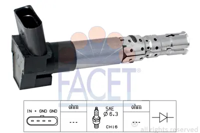 FACET 9.6337 Atesleme Bobını 66905715